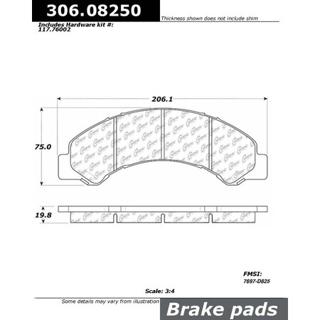 Centric Parts Fleet Performance, 306.08250 306.08250